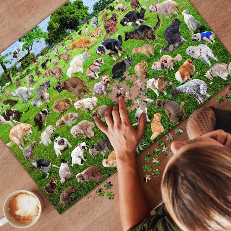 101 Hunde Puzzle | 101 Pooping Puppies Puzzle - Geschenkebuddy
