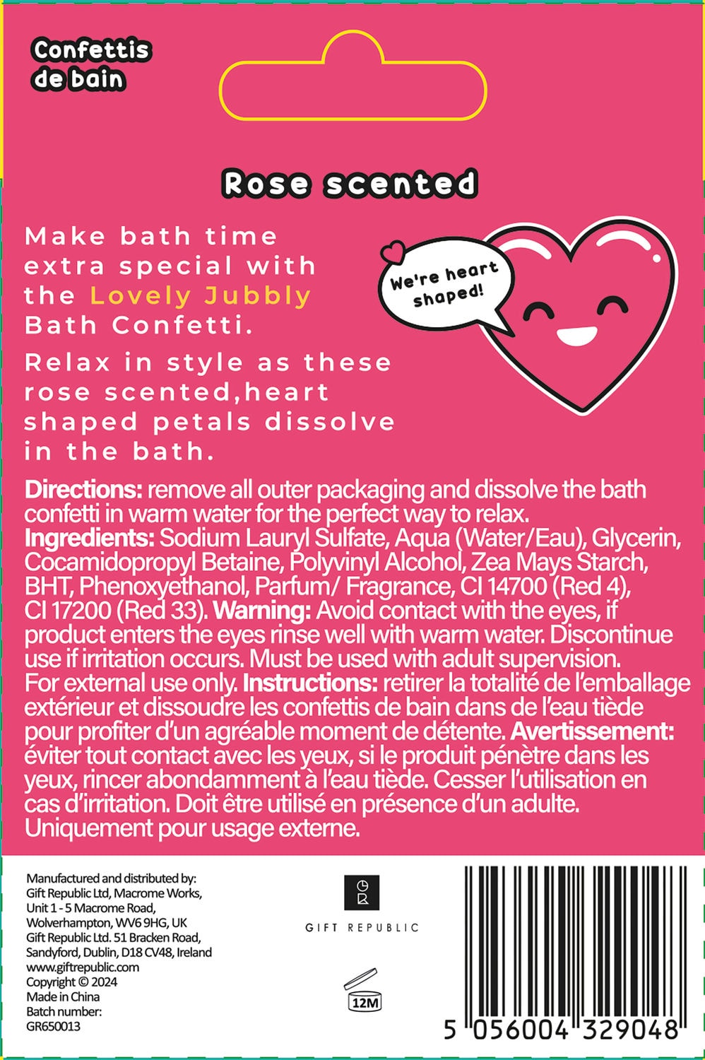 Herzchen Bade Konfetti | Heart Bath Confetti