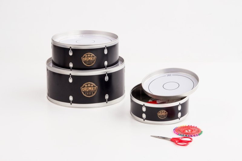 Aufbewahrungsdosen Drumkit 3er Set | Drumkit Storage Tins (Set of 3)🥁 - Geschenkebuddy