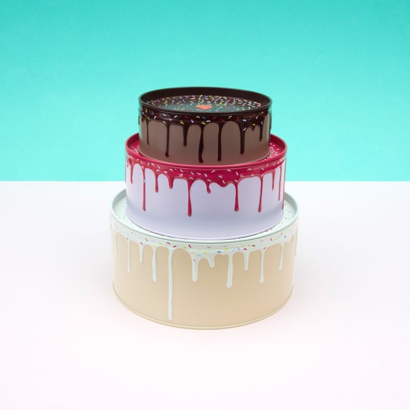 Aufbewahrungsdosen Torte 3er Set | Cake Storage Tins (Set of 3)🎂