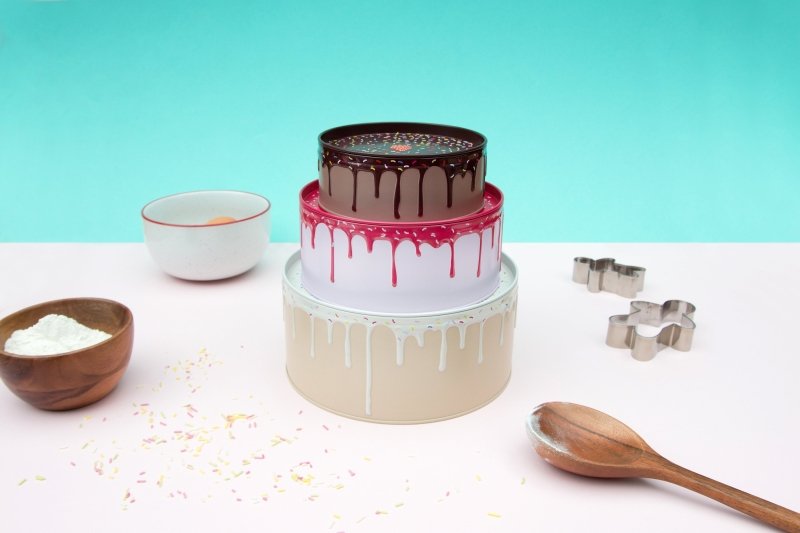Aufbewahrungsdosen Torte 3er Set | Cake Storage Tins (Set of 3)🎂