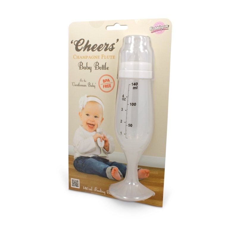 Cheers Babyflasche | Sektflöten-Stil Babyflasche | BPA-frei