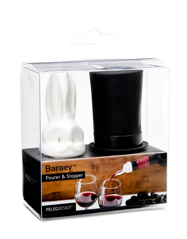 Barney - Wein Verschluss und Ausgießer - Geschenkebuddy