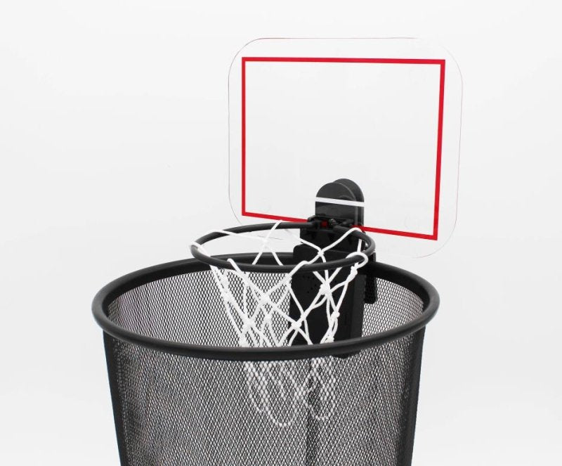Basketball Korb für Mülleimer | Papierkorb Aufsatz mit Sound - Geschenkebuddy