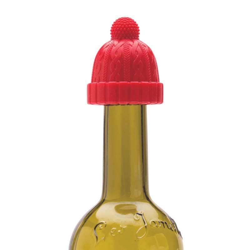 Beanie-Mütze Flaschenverschluss 2er Set