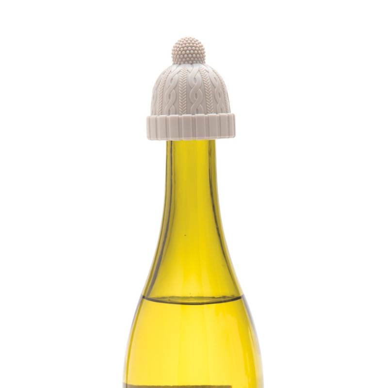 Beanie-Mütze Flaschenverschluss 2er Set