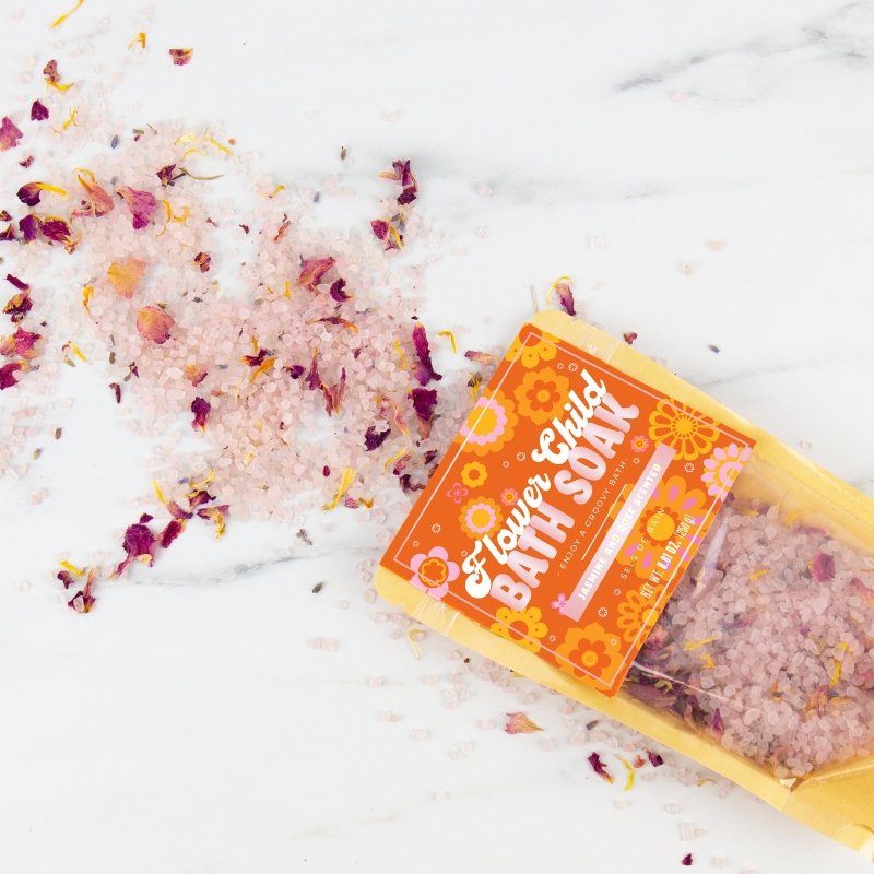 Blumenkind Badesalz | Flower Child Bath Soak 🌺 - Geschenkebuddy