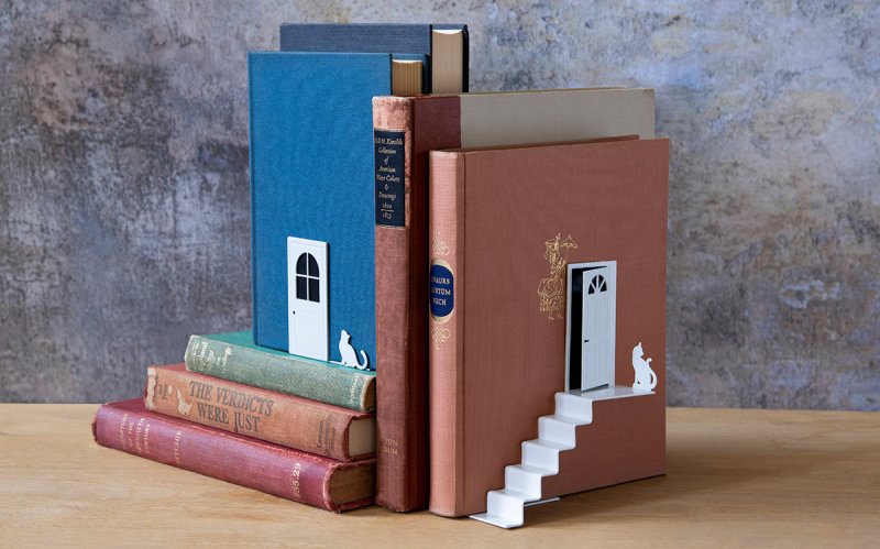 Bookstairs Buchstützen 🐈 - Geschenkebuddy