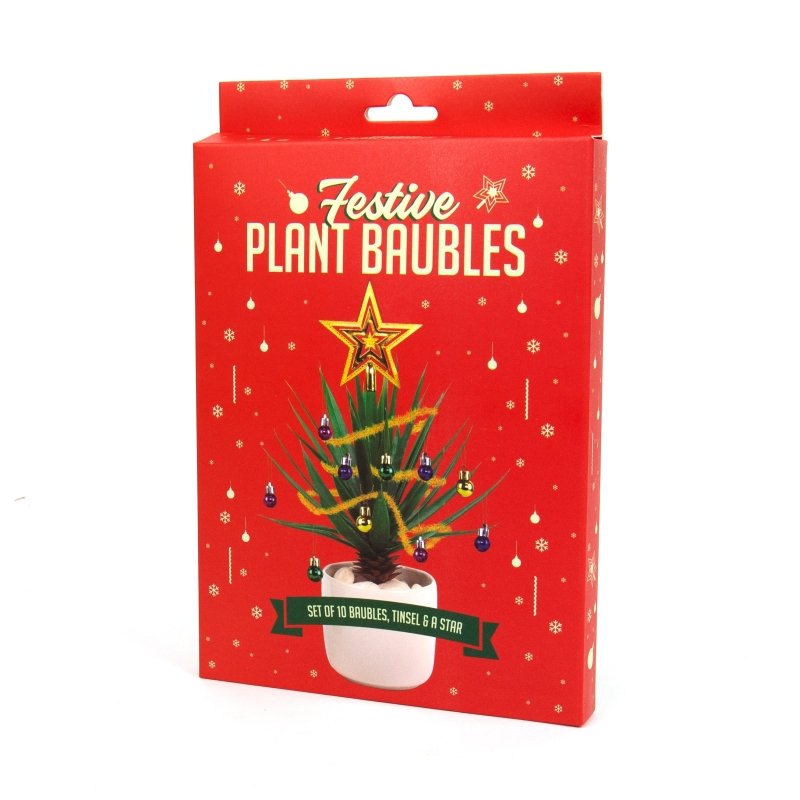 Christbaumschmuck für Zimmerpflanzen | Festive Plant Baubles - Geschenkebuddy