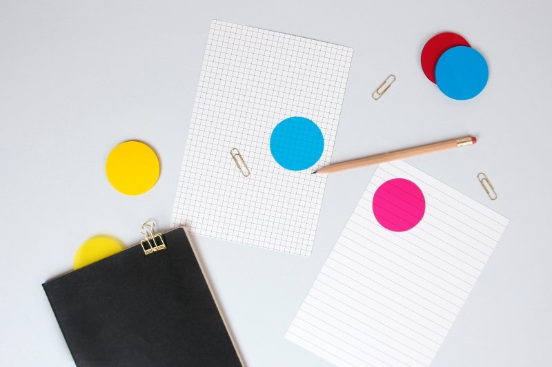 CMYK transparente Haftnotizen 🎨