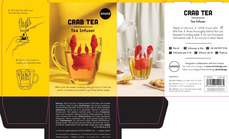 Crab Tea Tee Ei 🦀 - Geschenkebuddy