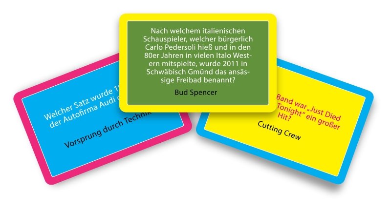 Die unglaublichen 80er und 90er Jahre Quiz | 100 Quizkarten - Geschenkebuddy