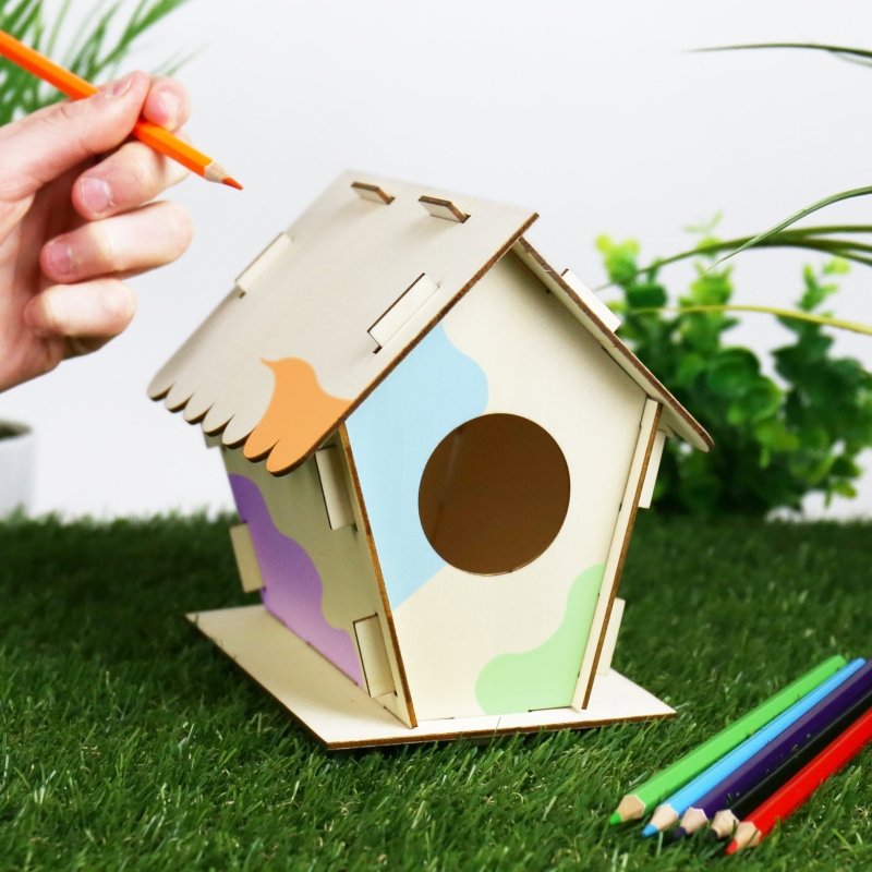 DIY Naturhäuser Vogelhaus - Geschenkebuddy