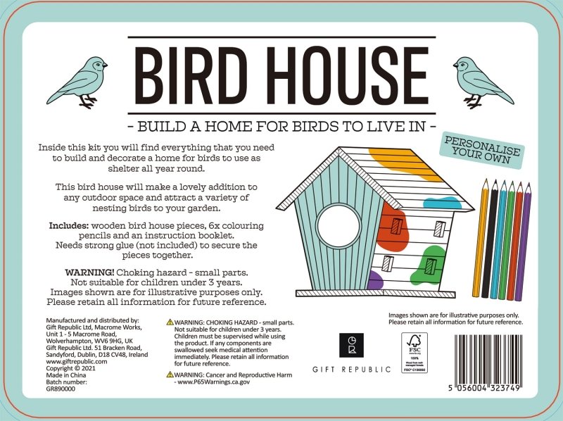 DIY Naturhäuser Vogelhaus - Geschenkebuddy