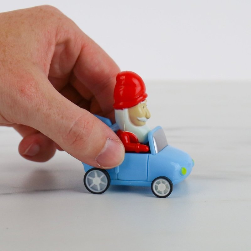 Driving Gnome for Christmas - Aufziehgnome