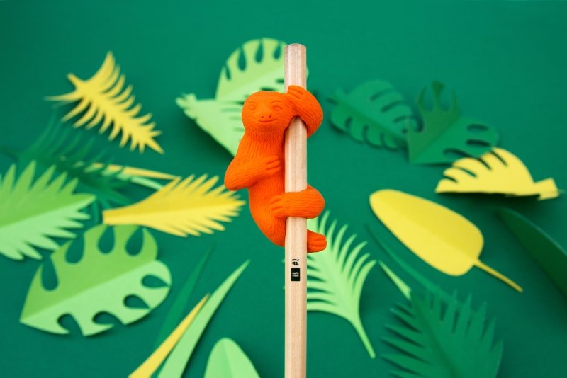 Dschungel Radierer mit Bleistift | Jungle Eraser 🦎 Faultier