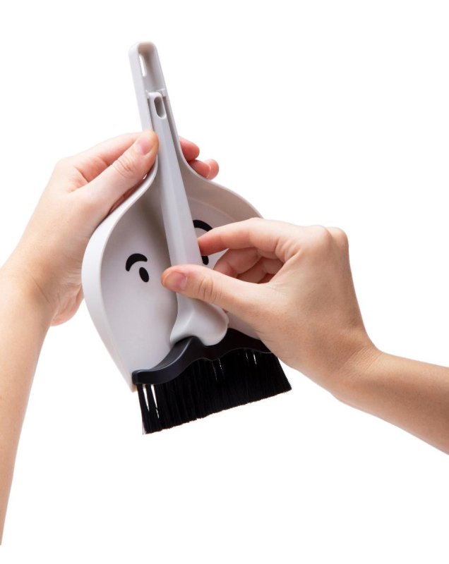 Dustache Kehrschaufel mit Besen | Dustache Dustpan & Brush Set - Geschenkebuddy