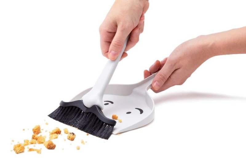 Dustache Kehrschaufel mit Besen | Dustache Dustpan & Brush Set - Geschenkebuddy
