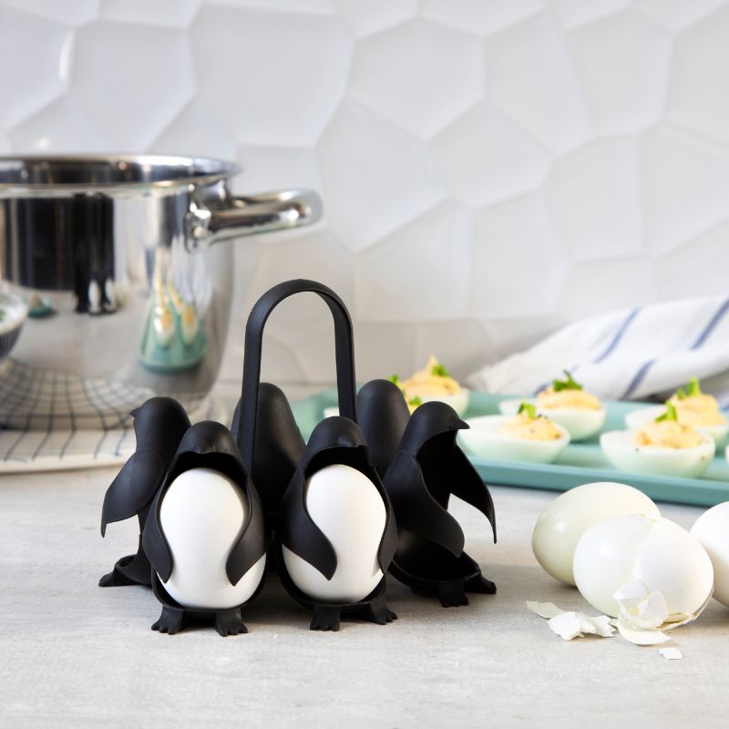 Egguins - Pinguin Eierhalter für Frühstückseier - Geschenkebuddy