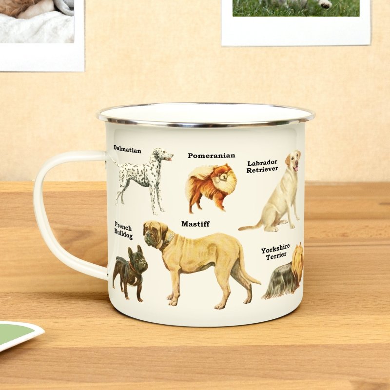 Emaille Becher Katzen - Geschenkebuddy