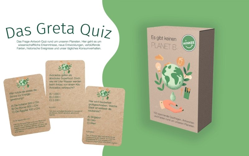 Es gibt keinen Planet B Quiz | Ultimatives Quiz - Spiel über unser Konsumverhalten - Geschenkebuddy