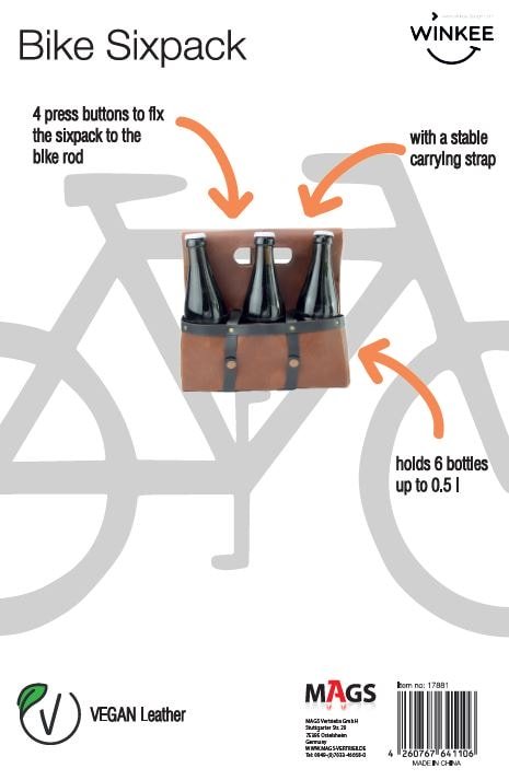 Fahrrad Sixpack - Der praktische Fahrrad Flaschenkorb - Geschenkebuddy