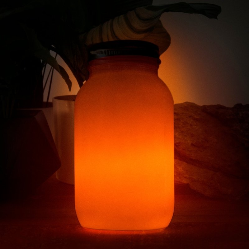 Feuer im Glas Laterne- solarbetrieben | Fire Catcher Lantern