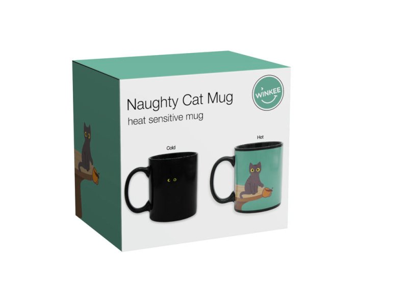 Freches Kätzchen Kaffeebecher - Geschenkebuddy
