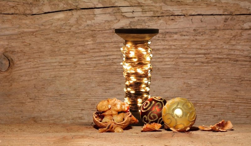 Garnspule LED Lichterkette 🪔 - Geschenkebuddy