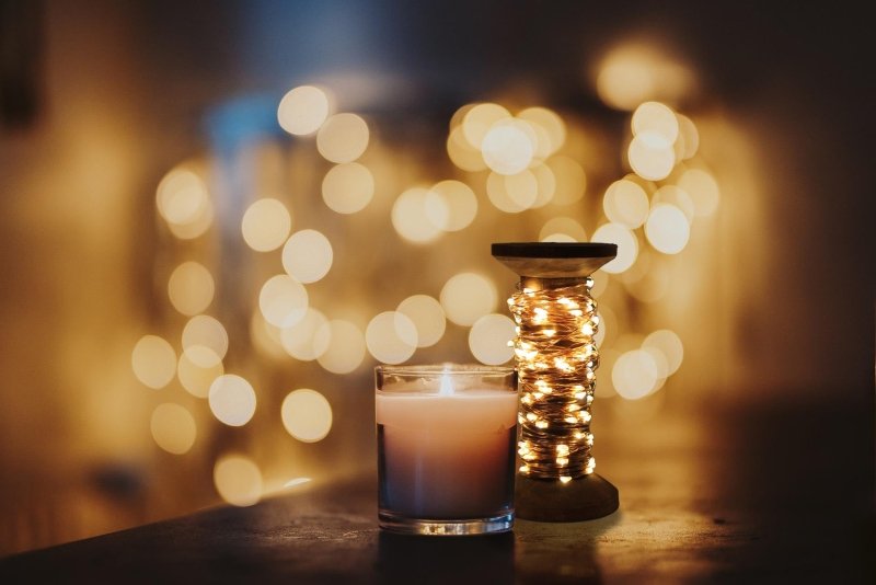 Garnspule LED Lichterkette 🪔 - Geschenkebuddy