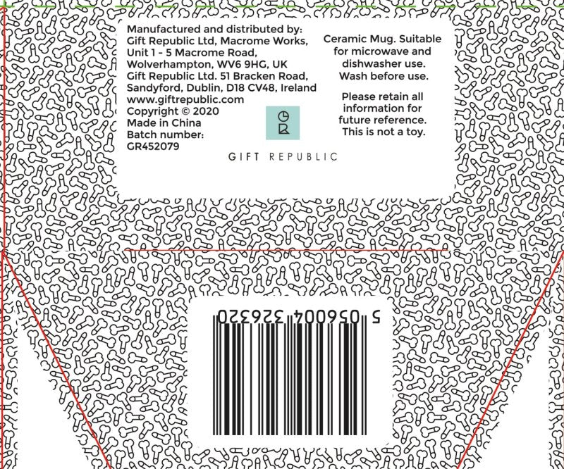 Gift Republic - Micro - Penisbecher, die Lustige Kaffee - Tasse - Geschenkebuddy