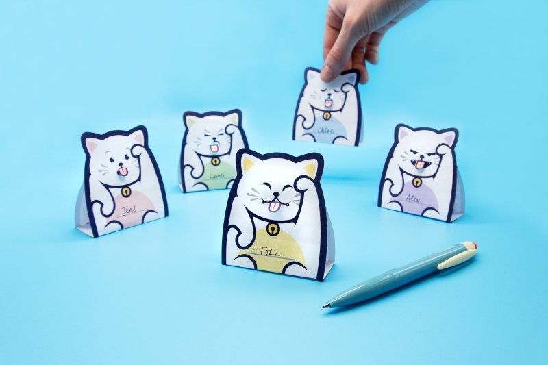 Glückskatze Notizzettel | Lucky Cat Message Pads 😸