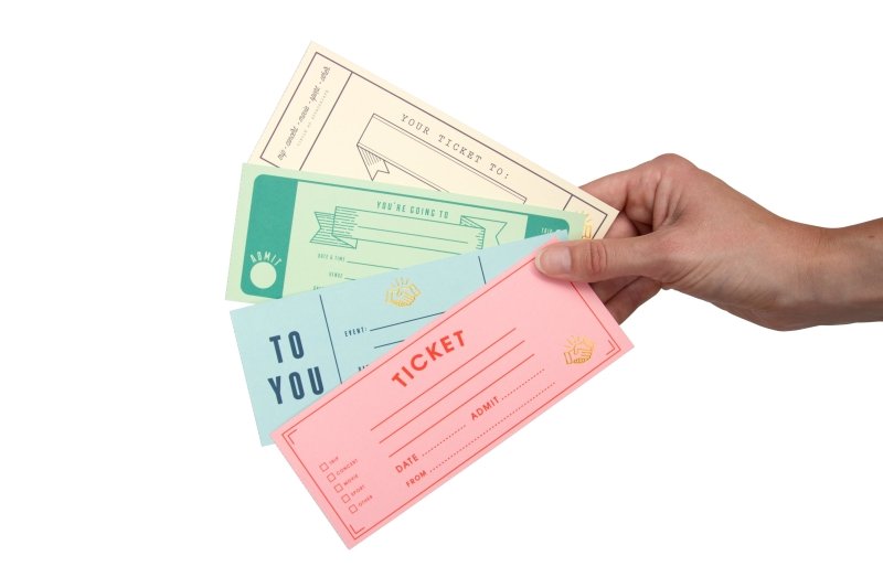 Gutscheinheft Ticket | Ticket Book 🛫