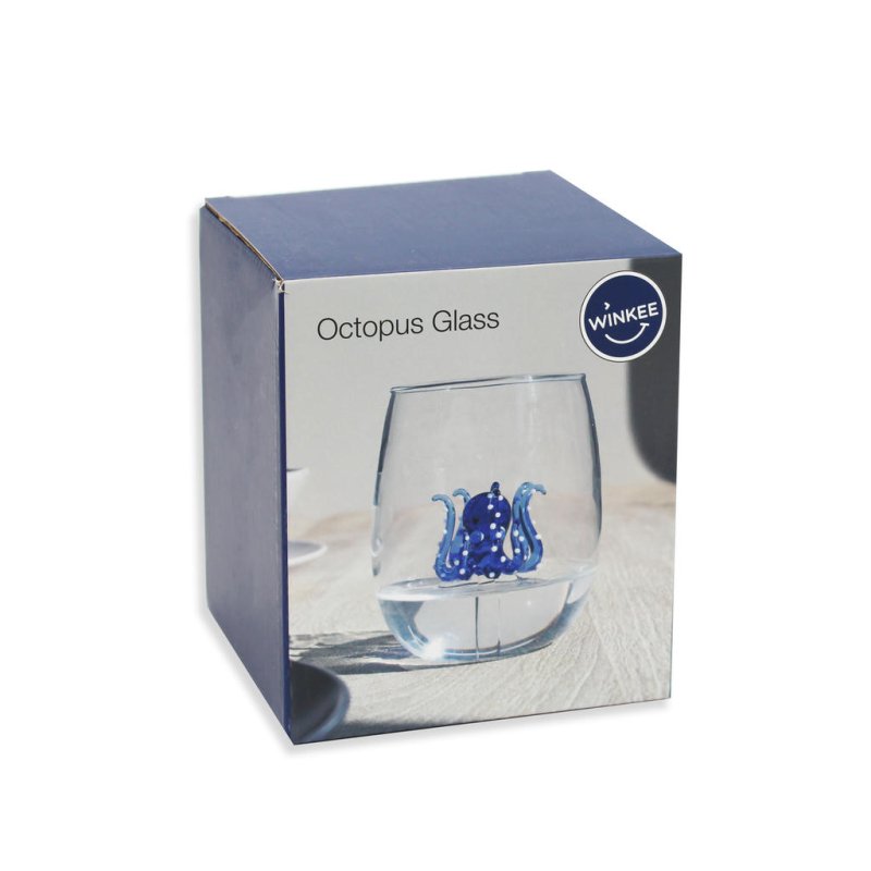 Handgemachte Gläser Oktopus 300 ml - Geschenkebuddy