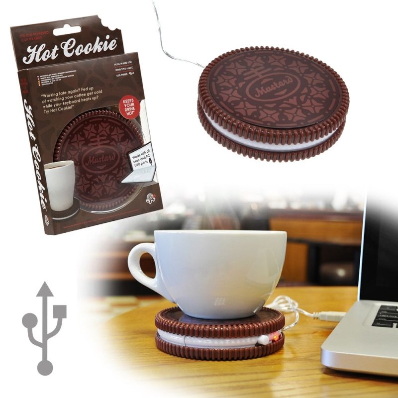 Hot Cookie USB Tassenwärmer - Tassenuntersetzer in Keksform - Geschenkebuddy