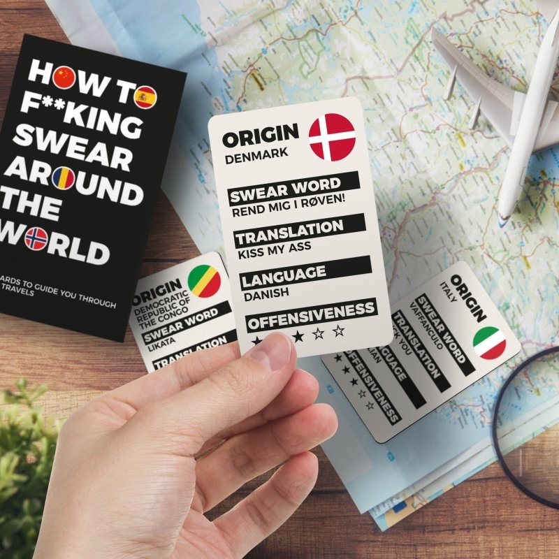 How to f**king swear around the world - Kartenspiel - Geschenkebuddy