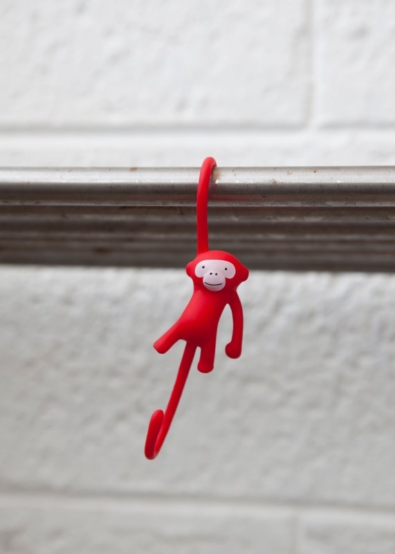 Just hanging Küchenhaken Rot