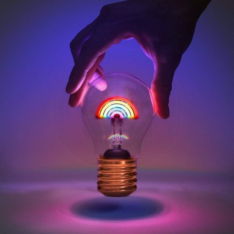 Kabellose LED Glühbirnen 💡 Regenbogen