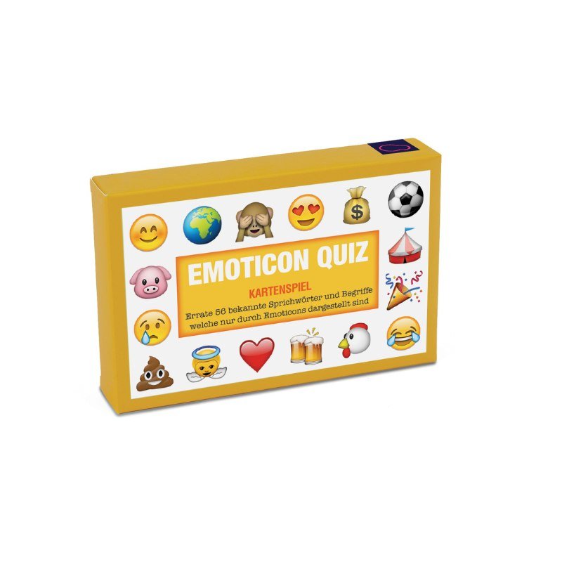 Kartenspiel Emoticon Quiz - Emoji Kartenspiel - Geschenkebuddy