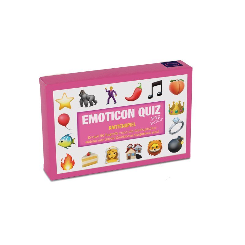 Kartenspiel Emoticon Quiz - Emoji Kartenspiel - Geschenkebuddy