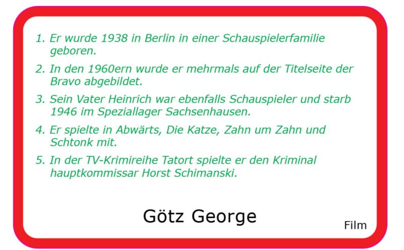 Kennst du noch? Das Promi Quiz - Geschenkebuddy