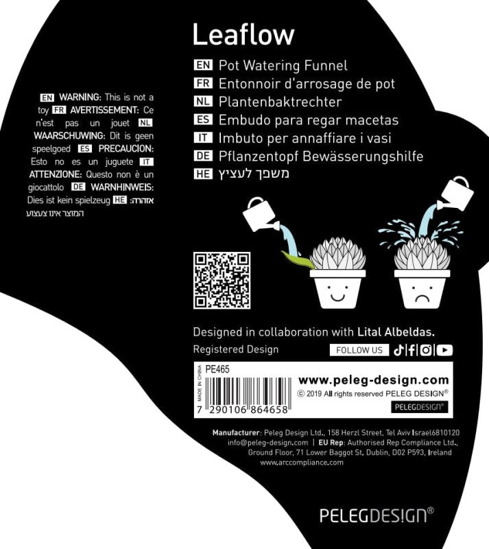 Leaflow Bewässerungstrichter | Leaflow Pot watering funnel