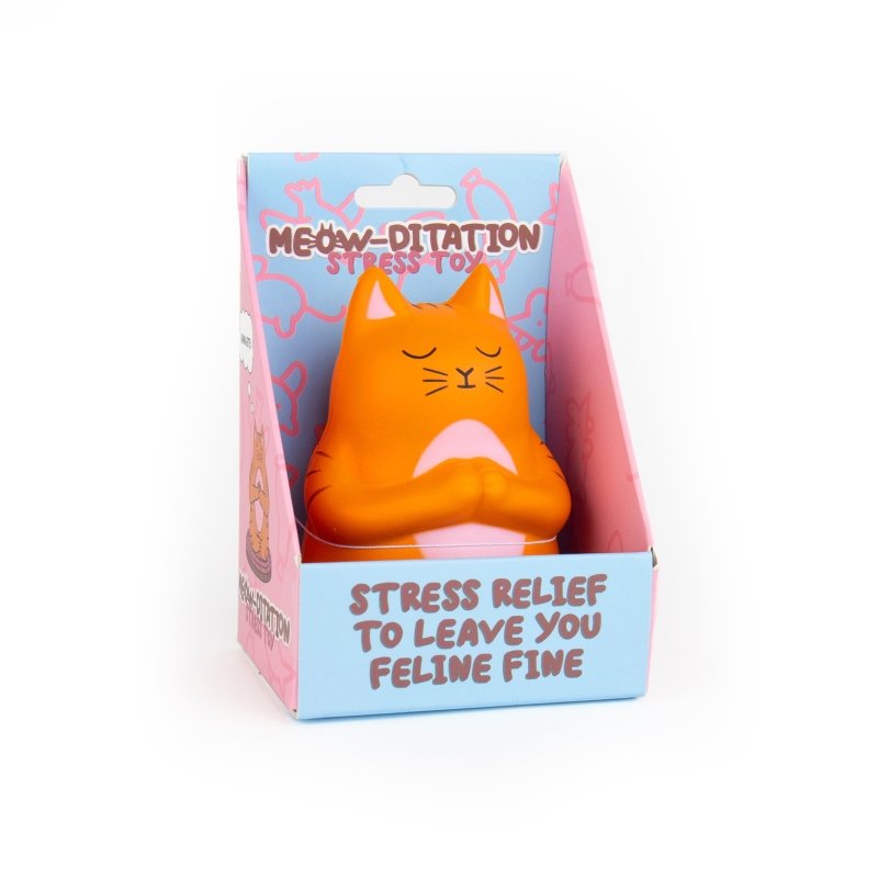 Miauditation Stressball Katze | Meowditation Stress Toy - Geschenkebuddy