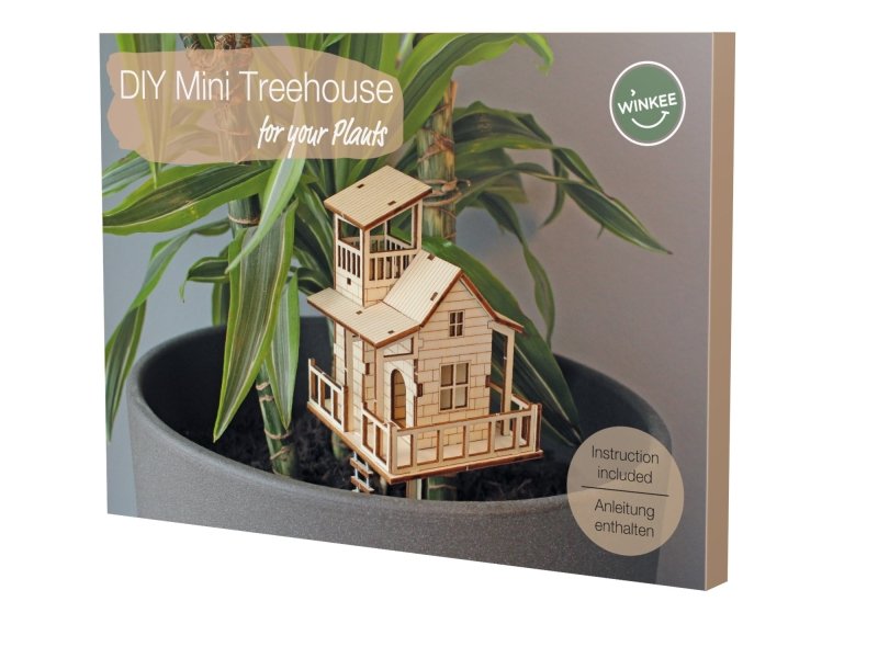 Mini Baumhaus DIY Set | Tiny Tree House DIY Set 🪴 - Geschenkebuddy