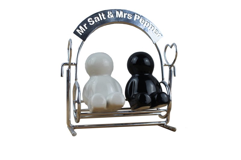 Mr. Salt & Mrs Pepper Hollywoodschaukel | Mr. Salt & Mrs Pepper Shakers - Geschenkebuddy
