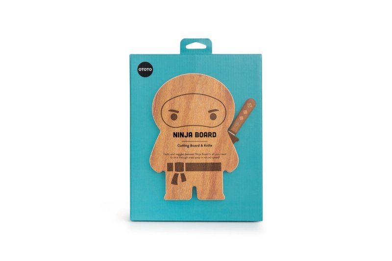 Ninja Schneidebrett mit Messer | Cutting Board - Geschenkebuddy