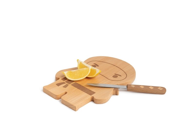 Ninja Schneidebrett mit Messer | Cutting Board - Geschenkebuddy