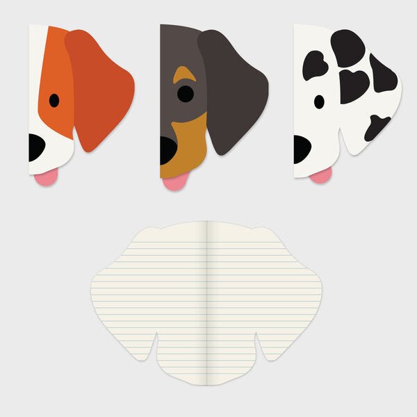 Notizbücher 3er Set Hund | Katze Katze