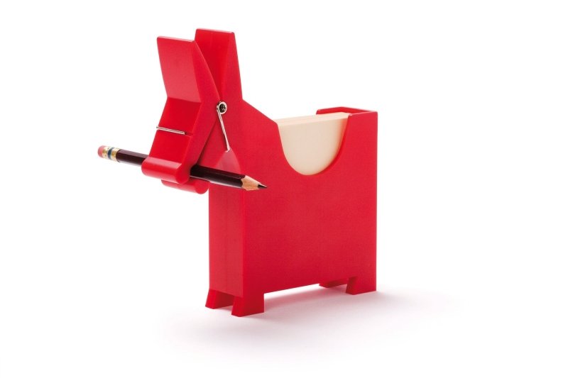 Notizzettel-Box Morris the Memo Rot