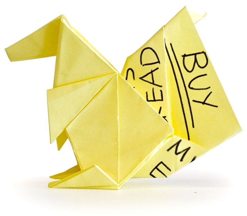 Origami Haftnotizen